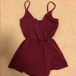 UO maroon romper